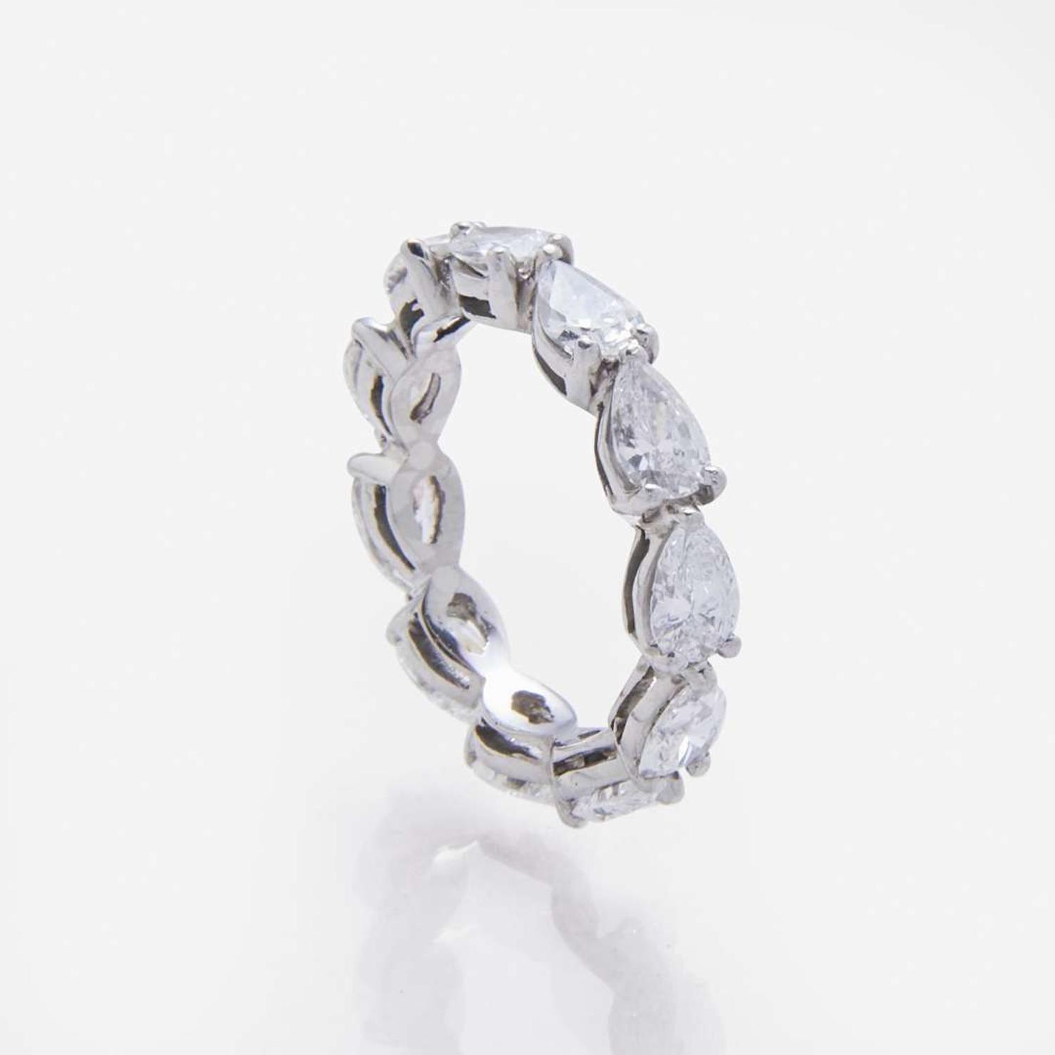 A Platinum and Diamond Eternity Band