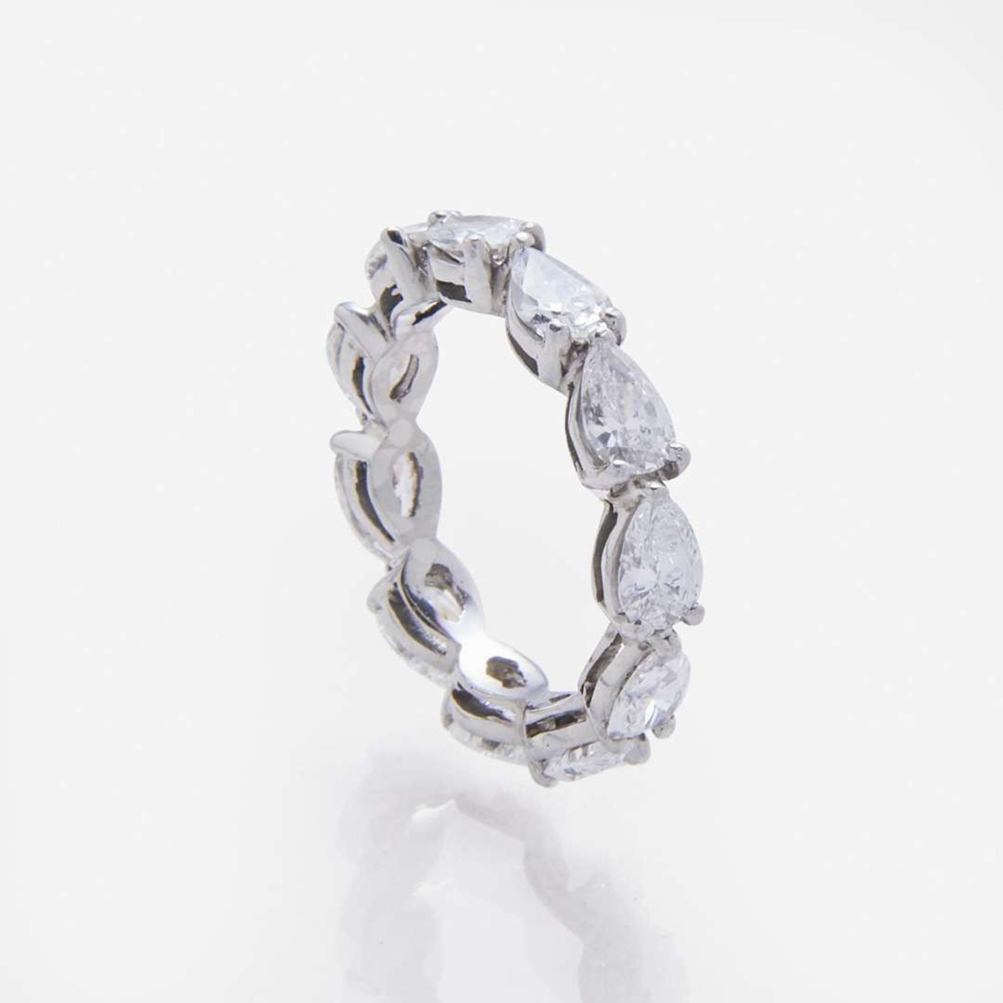 A Platinum and Diamond Eternity Band
