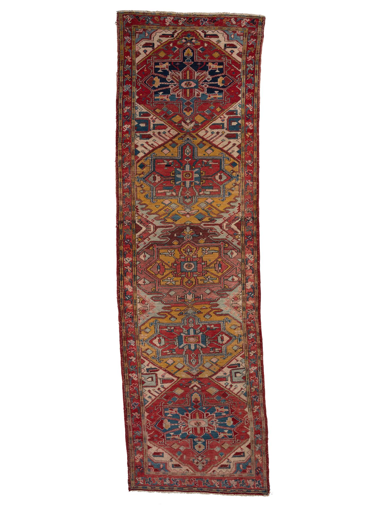 A Heriz Wool Runner