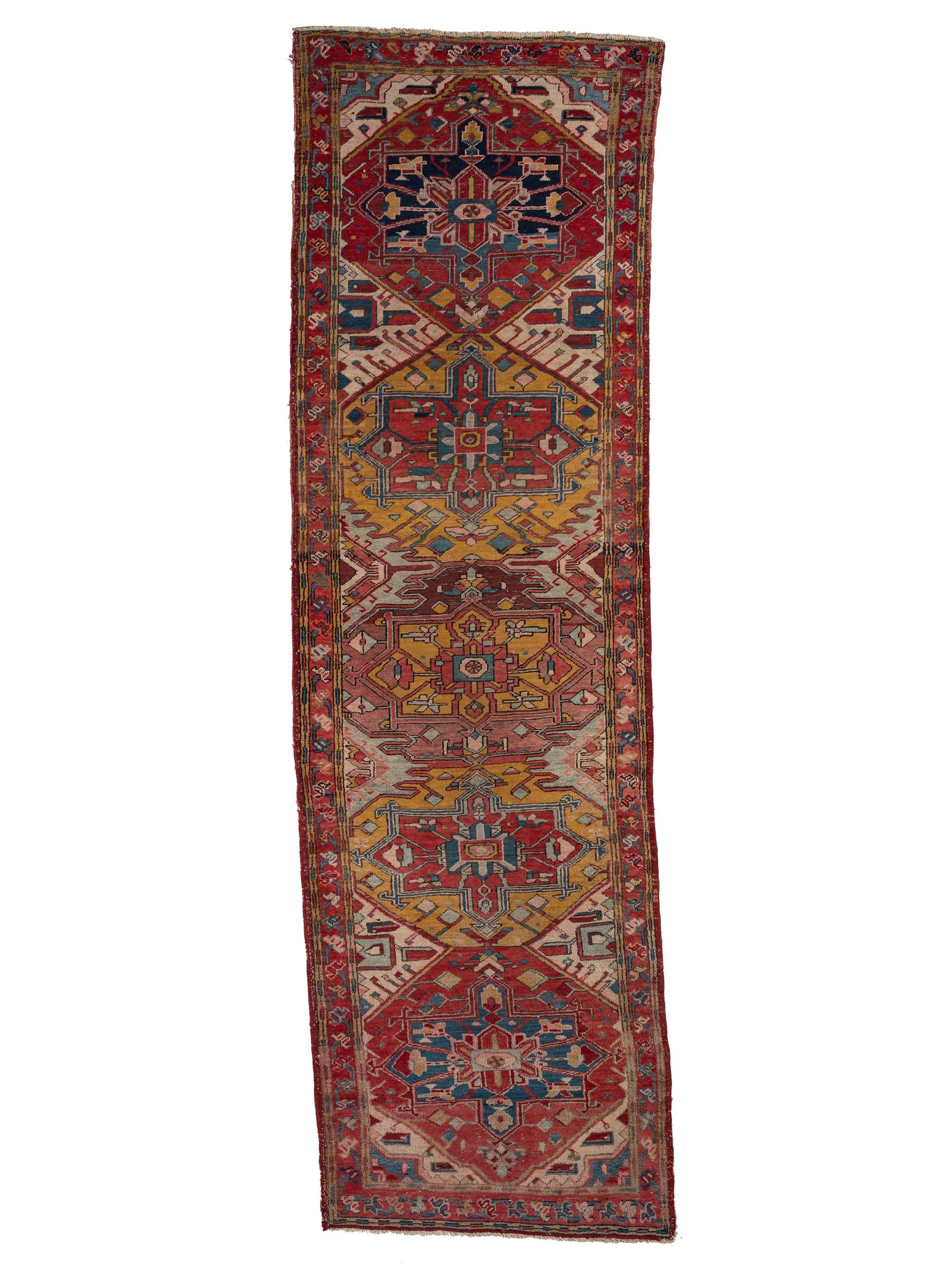 A Heriz Wool Runner
