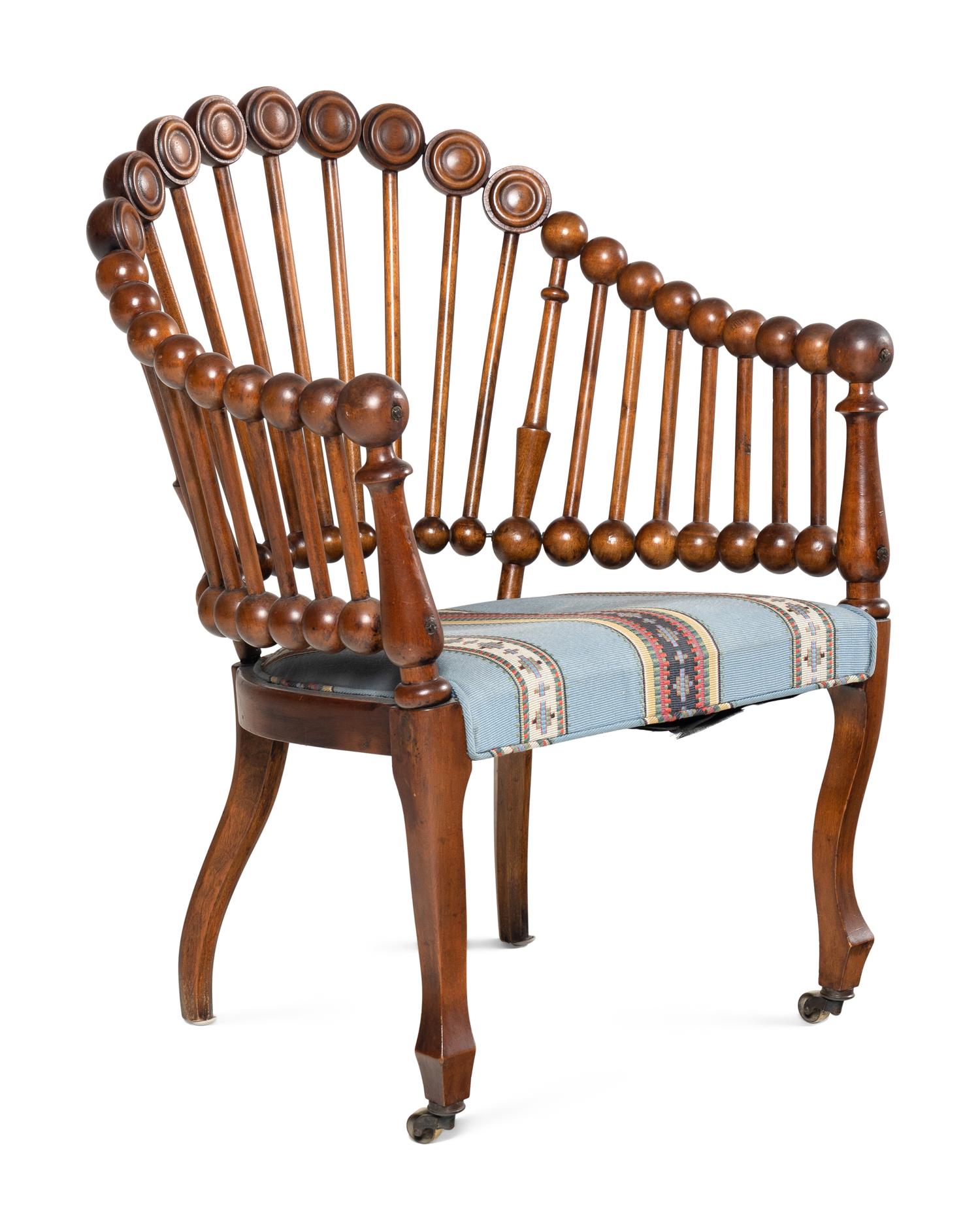 An Attributed George Hunzinger Lollipop Chair