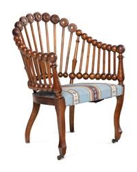 An Attributed George Hunzinger Lollipop Chair