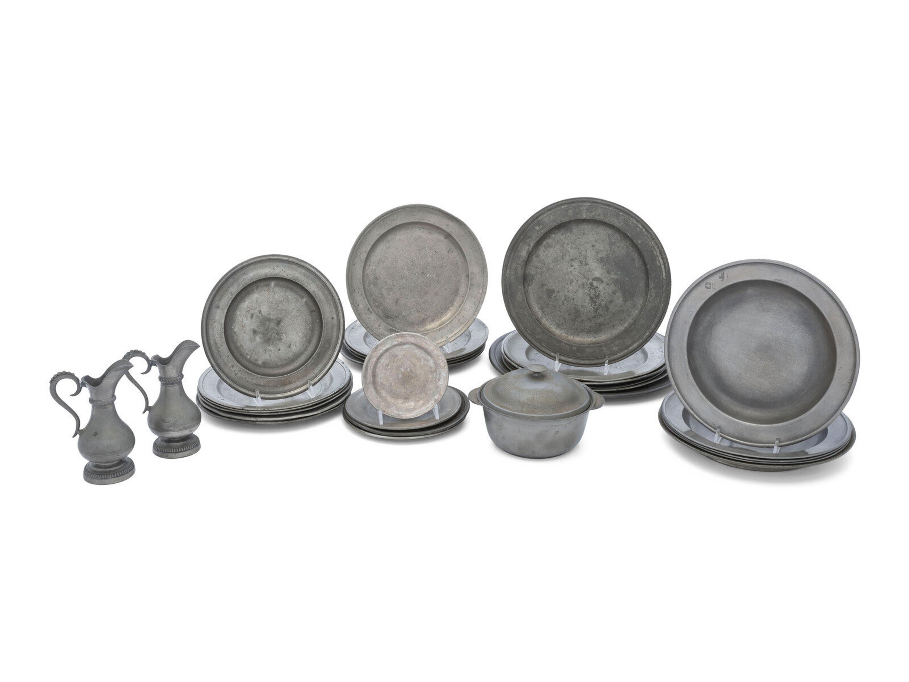 A Collection of Pewter Table Articles