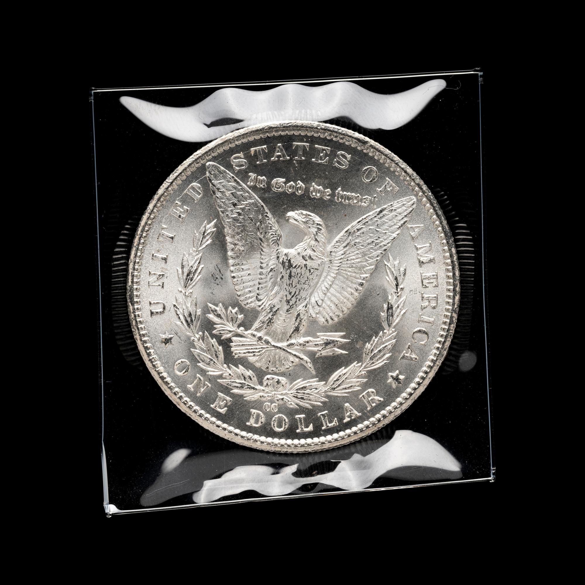 An 1885-CC Morgan $1 Coin