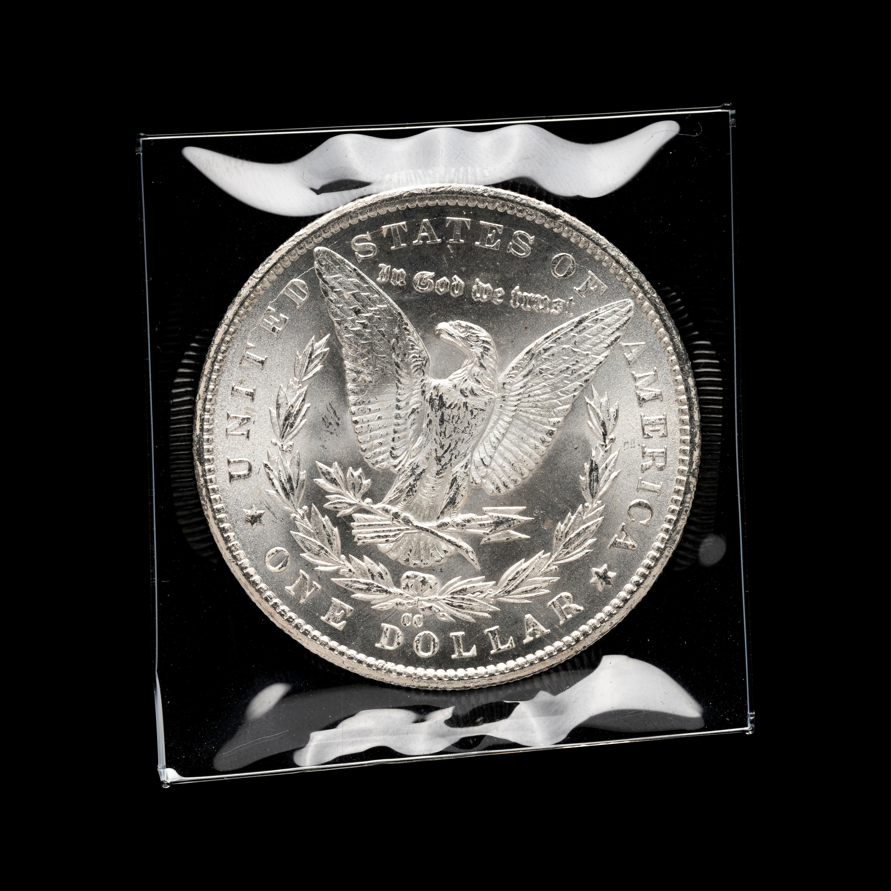 An 1885-CC Morgan $1 Coin