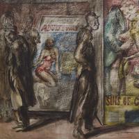 Reginald Marsh (American, 1898-1954) 42nd St Movies, 1946