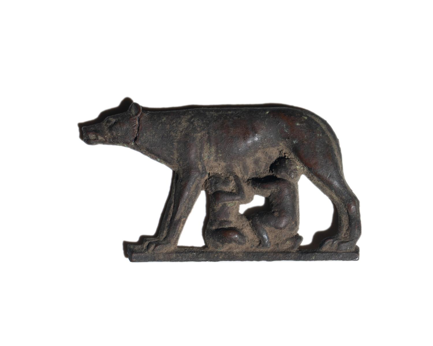 A Roman Bronze Relief of Romulus and Remus