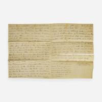 [Americana] Wilkinson, James, and Clement Biddle Group of 3 Autograph Letters, signed