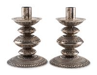 Pair of Sterling Silver Candlesticks