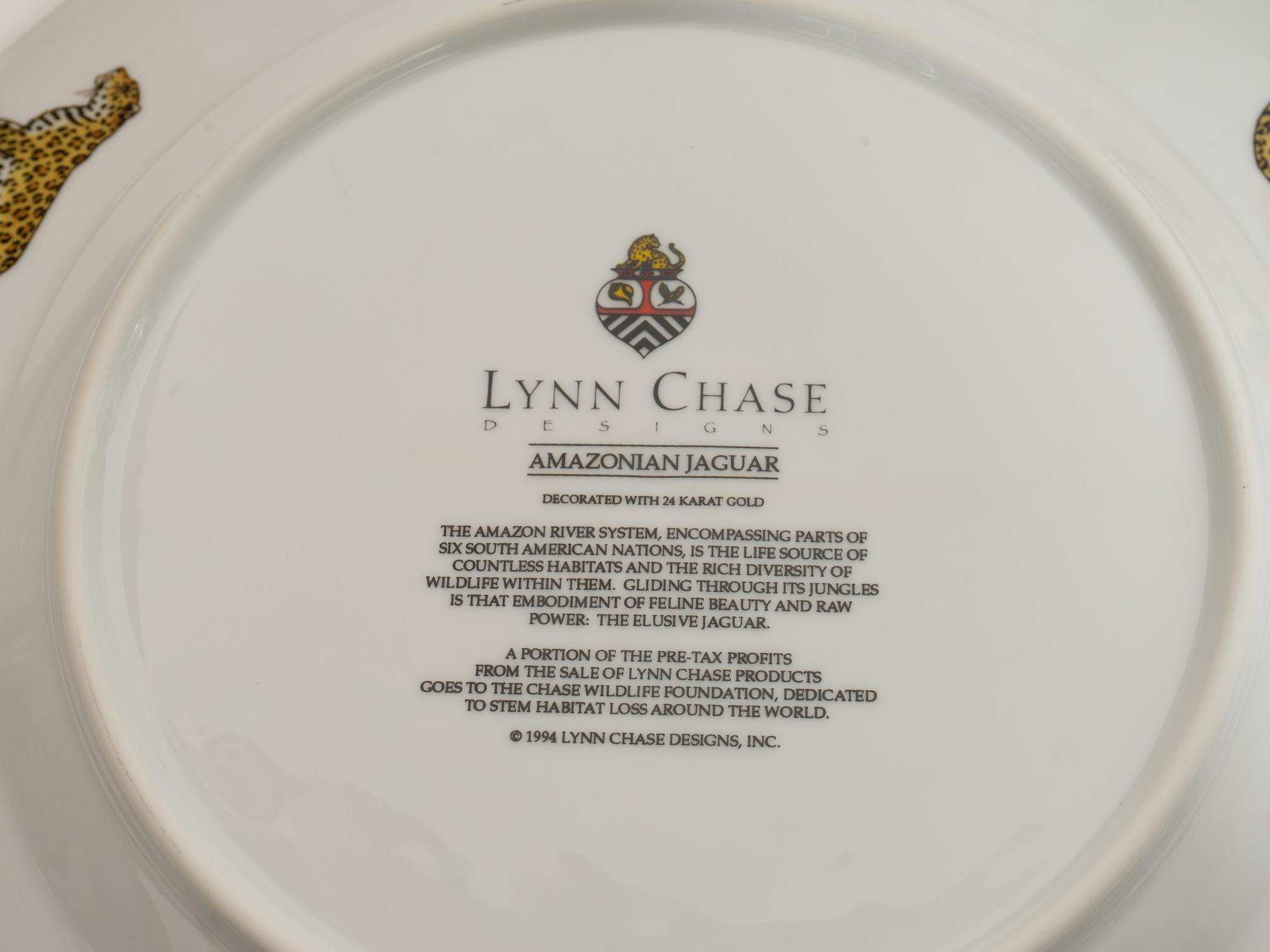 A Lynn Chase Jungle-Themed Porcelain Dinner Service
