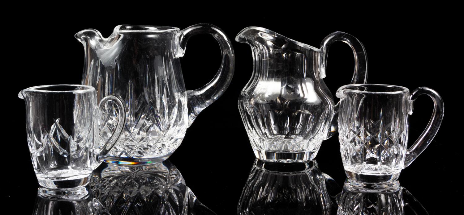A Collection of Cut Glass Articles Height of tallest 12 1/2 inches.