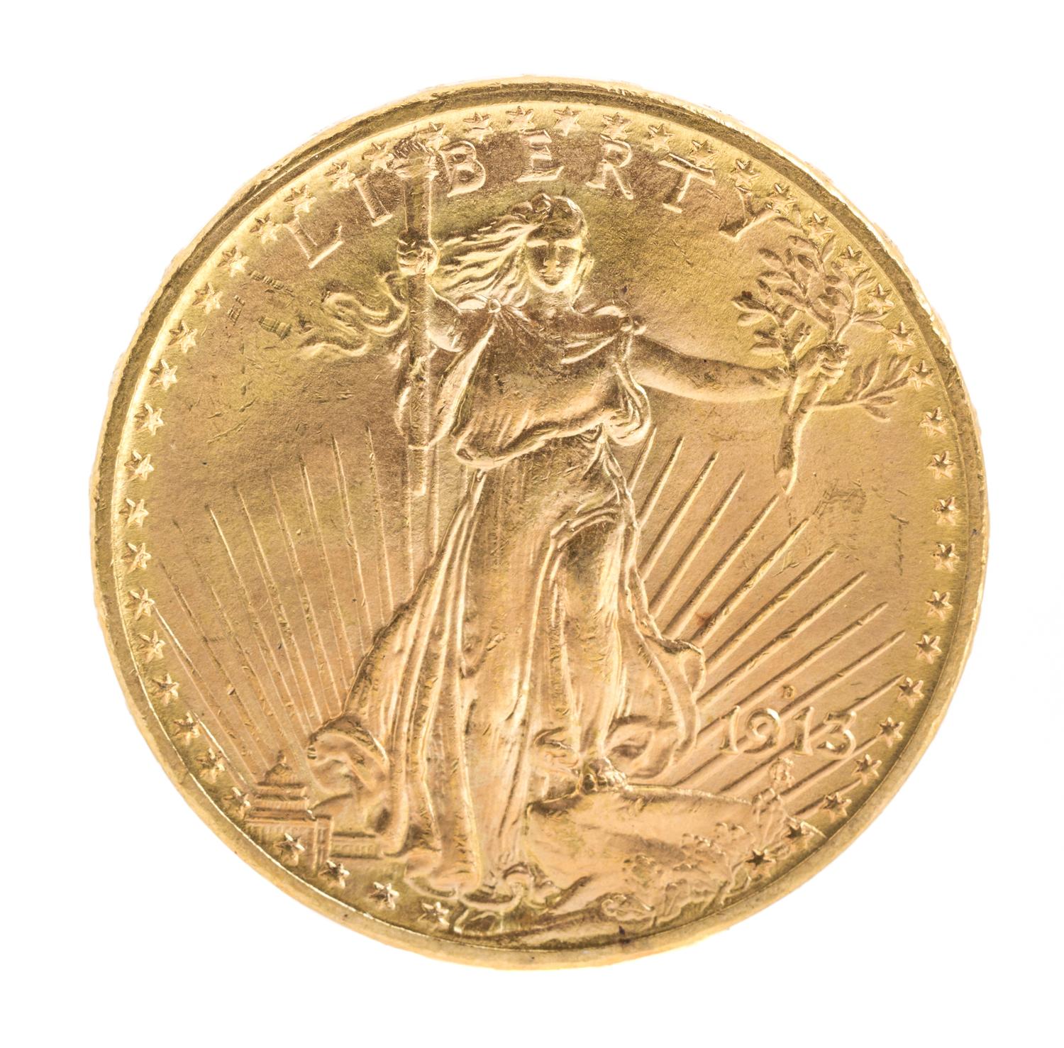 United States of America (1913), Gold $20 "Saint Gaudens" — Gold $20 "Saint Gaudens" - Denver Mint