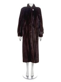 Marshall Fields Long Mink Coat, 1980-90s