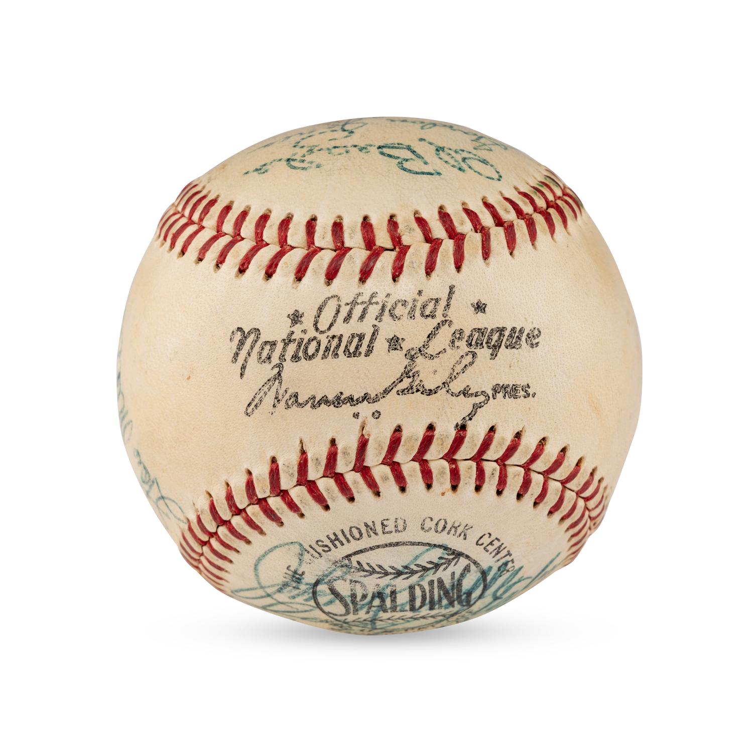 A 1954 St. Louis Cardinals Team Signed Autograph Baseball Featuring Stan Musial (Beckett Authentication Services)