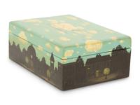 A Surrealist Painted Table Box