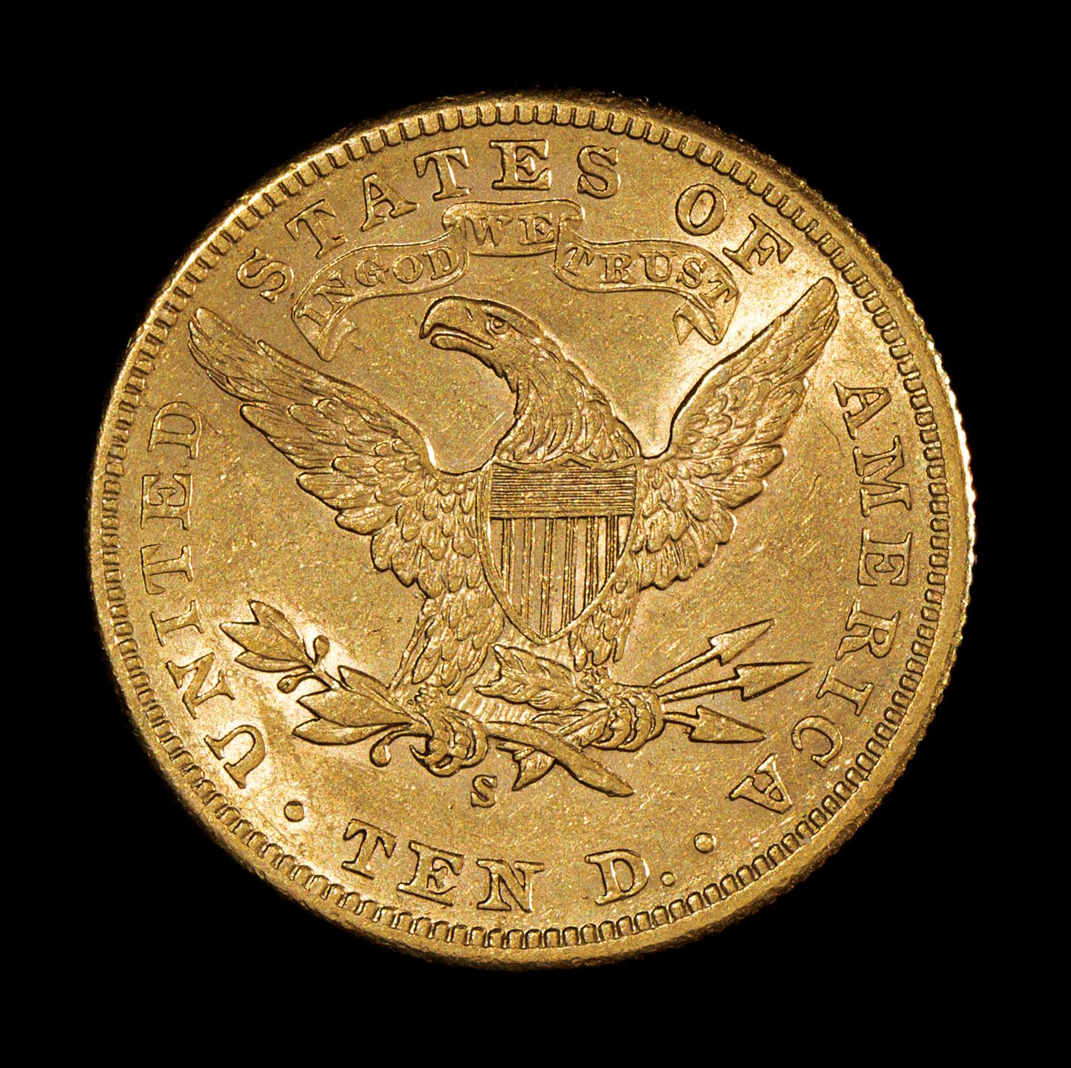 A United States 1906-S Liberty Head $10 Gold Coin