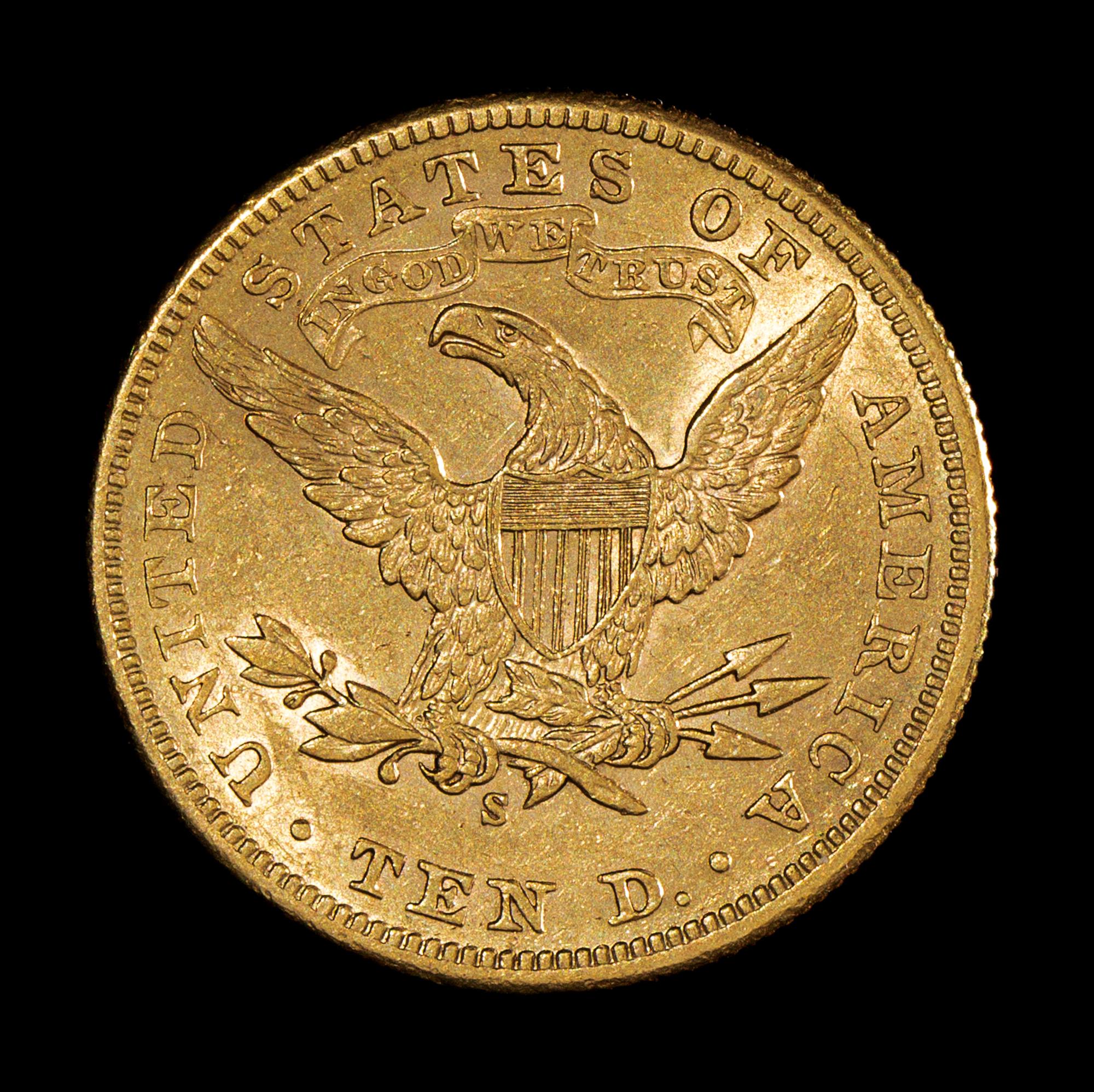 A United States 1906-S Liberty Head $10 Gold Coin