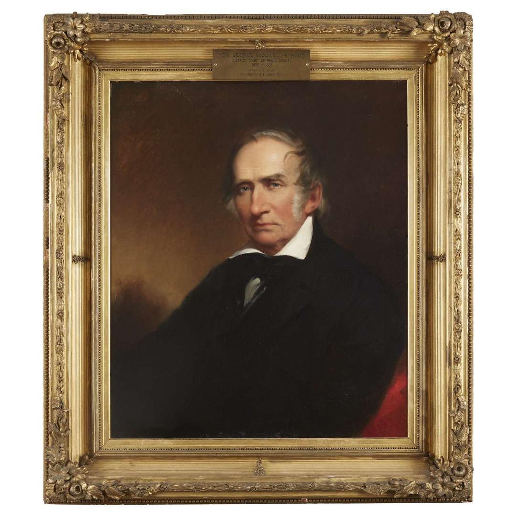 Samuel Bell Waugh (1814-1885) Portrait of George McDowell Stroud (1795-1875)