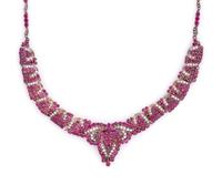 RUBY AND DIAMOND SET
