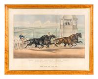 [HORSE RACING SCENES] -- CURRIER and IVES, publishers -- After John Cameron, J. McAuliffe, or Louis Maurer