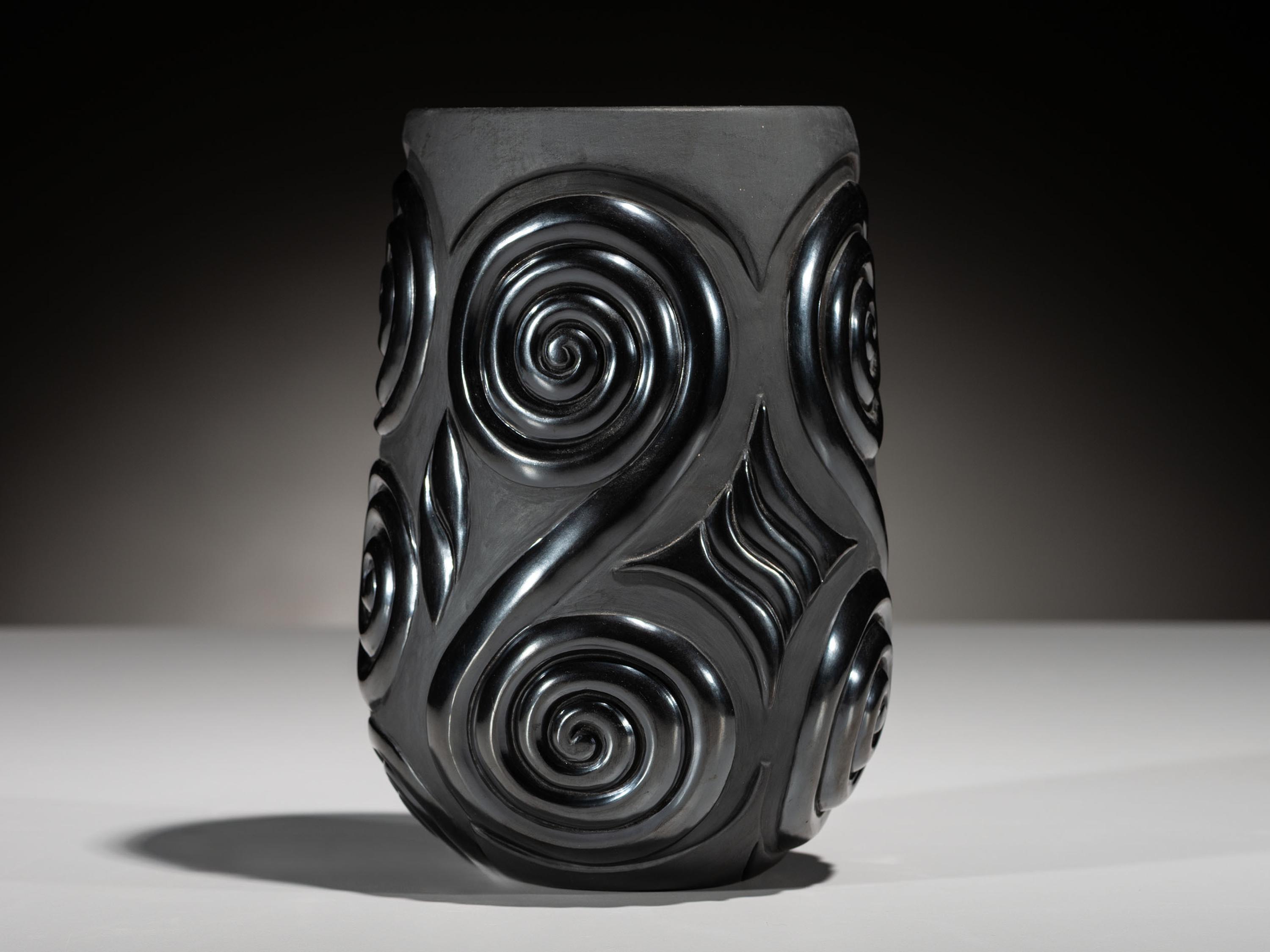 Blackware Pottery Vase