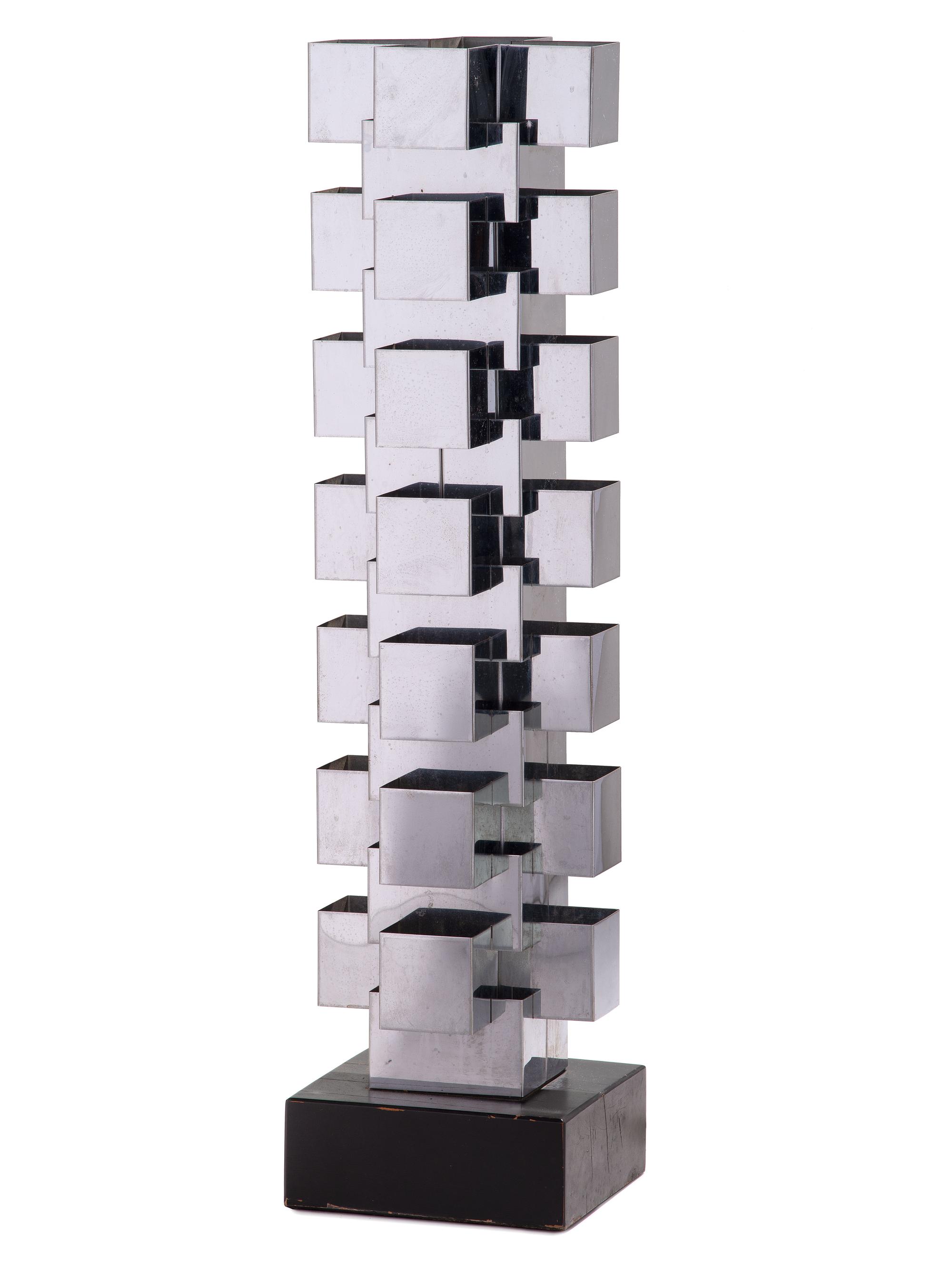 A Curtis Jere 'Skyscraper' Floor Lamp
