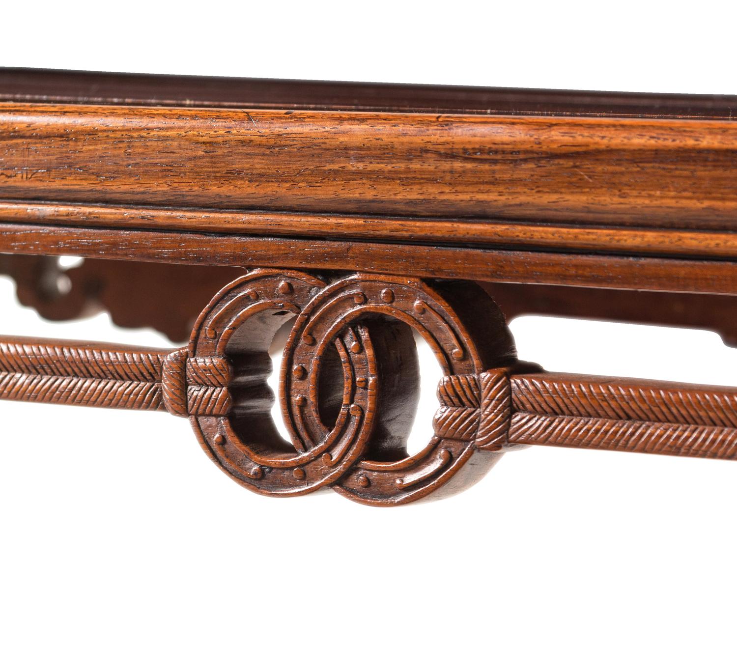 A Pair of Chinese Sandalwood Lute Tables