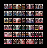A Large Collection of 1989 Hoops Signed Autograph Basketball Cards (153)