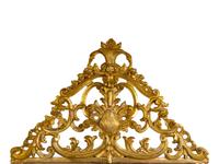 An Italian Baroque Style Giltwood Mirror