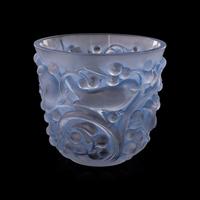 An R. Lalique Avalon Glass Vase