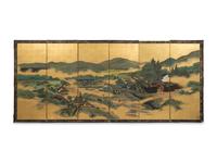 A Japanese Six-Panel Screen