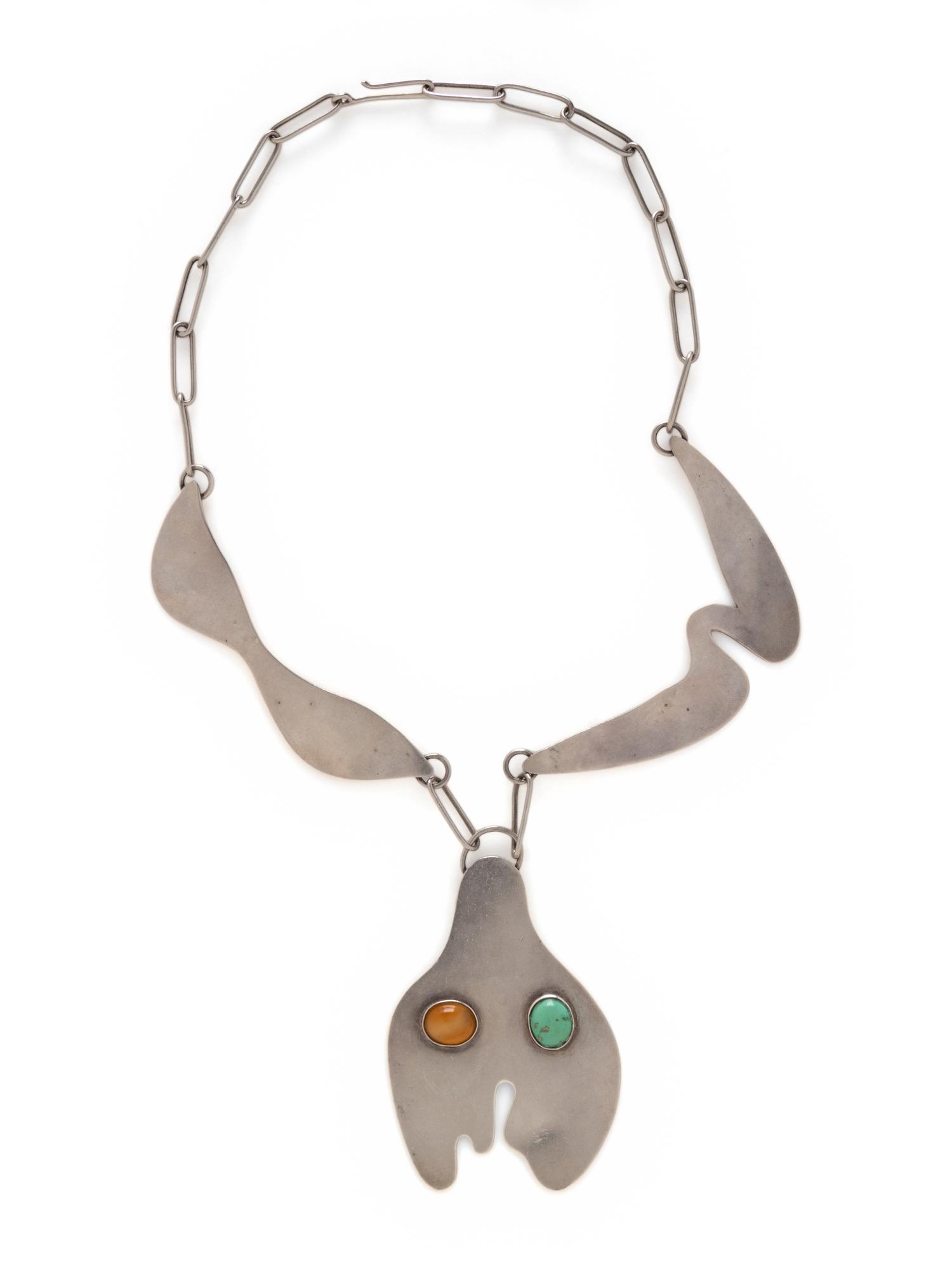 JEAN ARP, 'TÊTE DE BOUTEILLE ET MOUSTACHE' NECKLACE