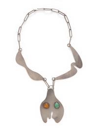JEAN ARP, 'TÊTE DE BOUTEILLE ET MOUSTACHE' NECKLACE