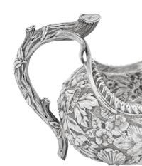 A Group of Five American Silver Repoussé Table Articles