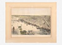 [Philadelphia & Pennsylvania ] Bachmann, J.: Birds Eye View of Philadelphia