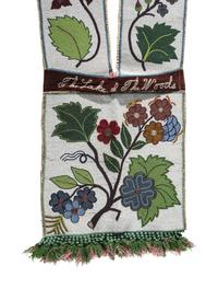 Anishinaabe Beaded Bandolier Bag , The Lake of the Woods