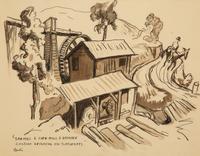 Saw Mill & Cornmeal & Grinder - Custom Grinding on Saturdays , c. 1928
