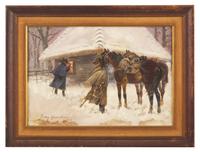 Soldiers in Winter , 1938