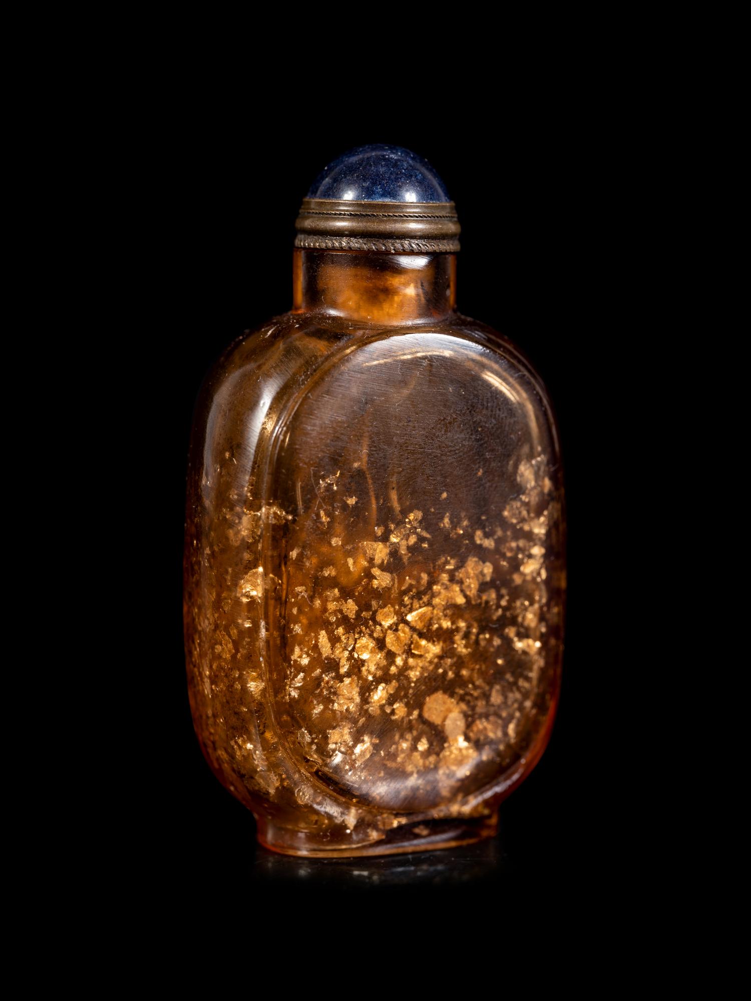 Eight Chinese Glass and Plastic Snuff Bottles