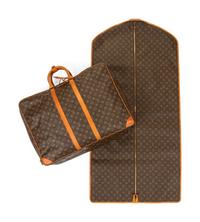 Two Louis Vuitton Luggage Items: One Garment Bag, One Soft Side Suitcase, 1987-89