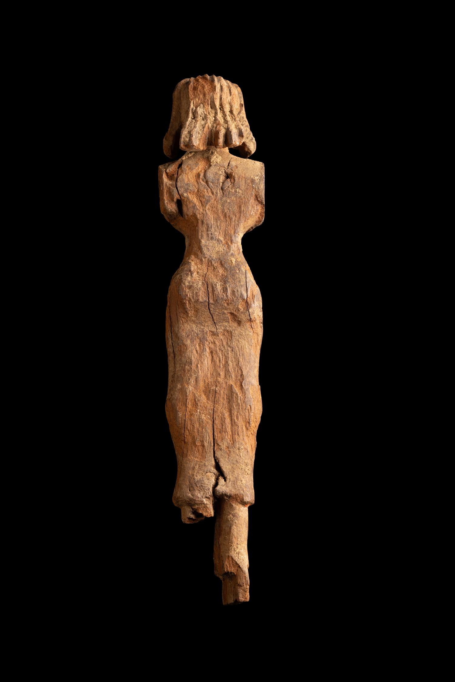 An Egyptian Wood Servant Figure