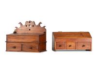 Two Wooden Wall Boxes