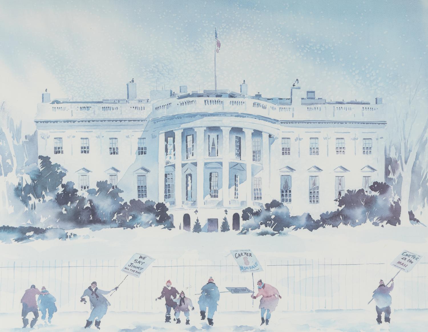 A Print Commemorating President Jimmy Carter's Presidency