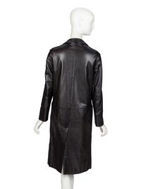 Prada, Black Leather Coat
