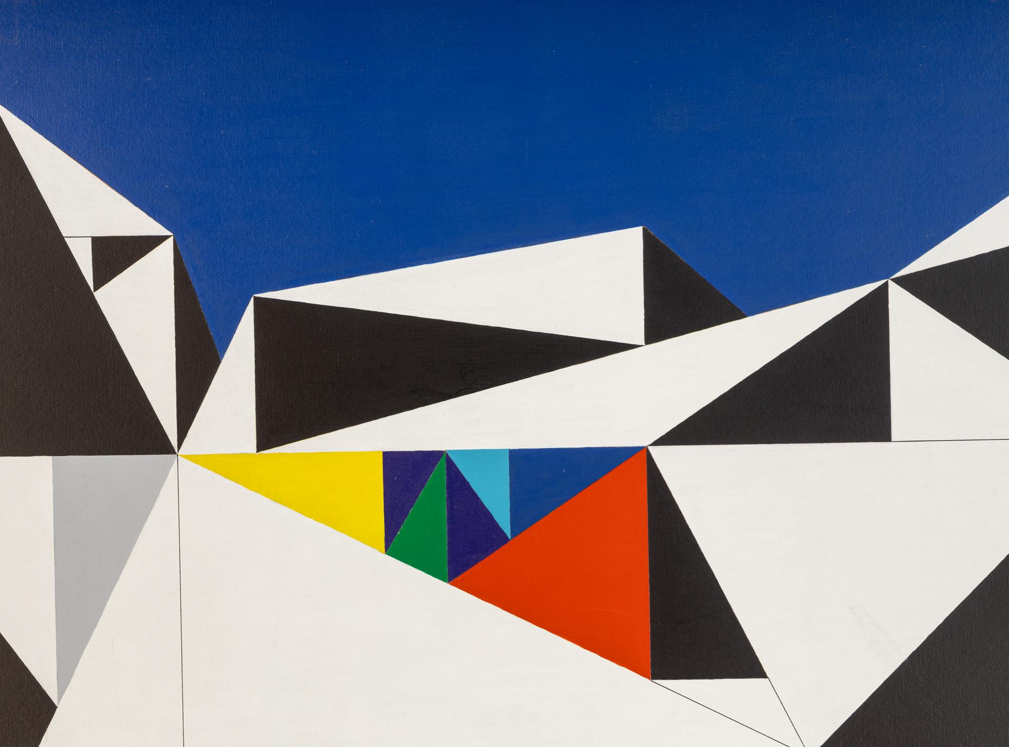 Untitled (Geometric Abstract) , 1974