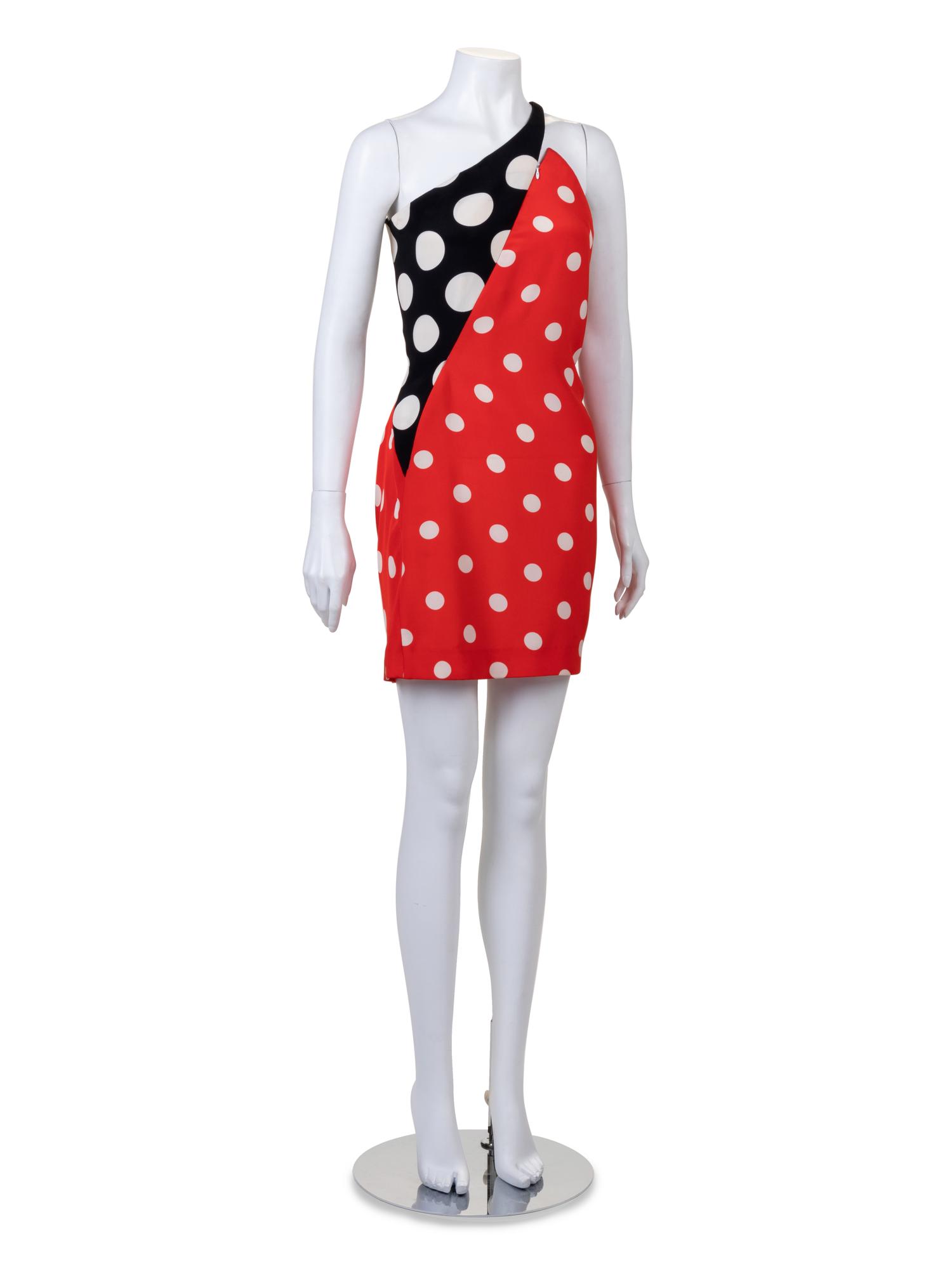 Geoffrey Beene Polka Dot Dress, Spring 1992