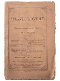 [DOUGLASS, Frederick (1818-1895)]. A group of 2 issues of The Atlantic Monthly , incl. "An Appeal to Congress for Impartial Suffrage" published anonymously by Frederick Douglass, comprising: