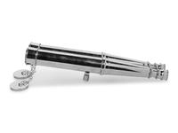 A Floor-Standing Nickel-Plated 'Admiral's' Binoculars