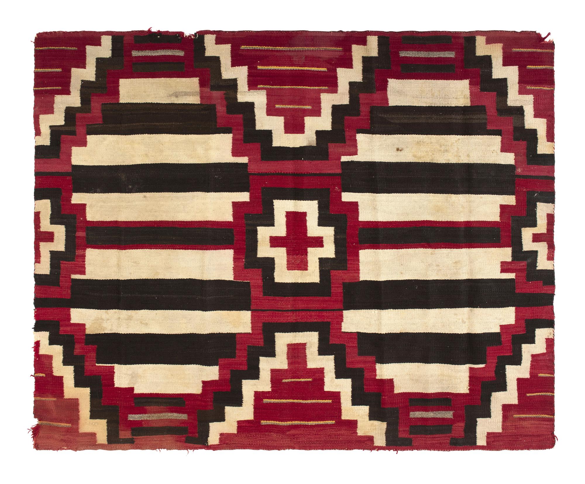 Navajo Third Phase Pattern Blanket / Rug