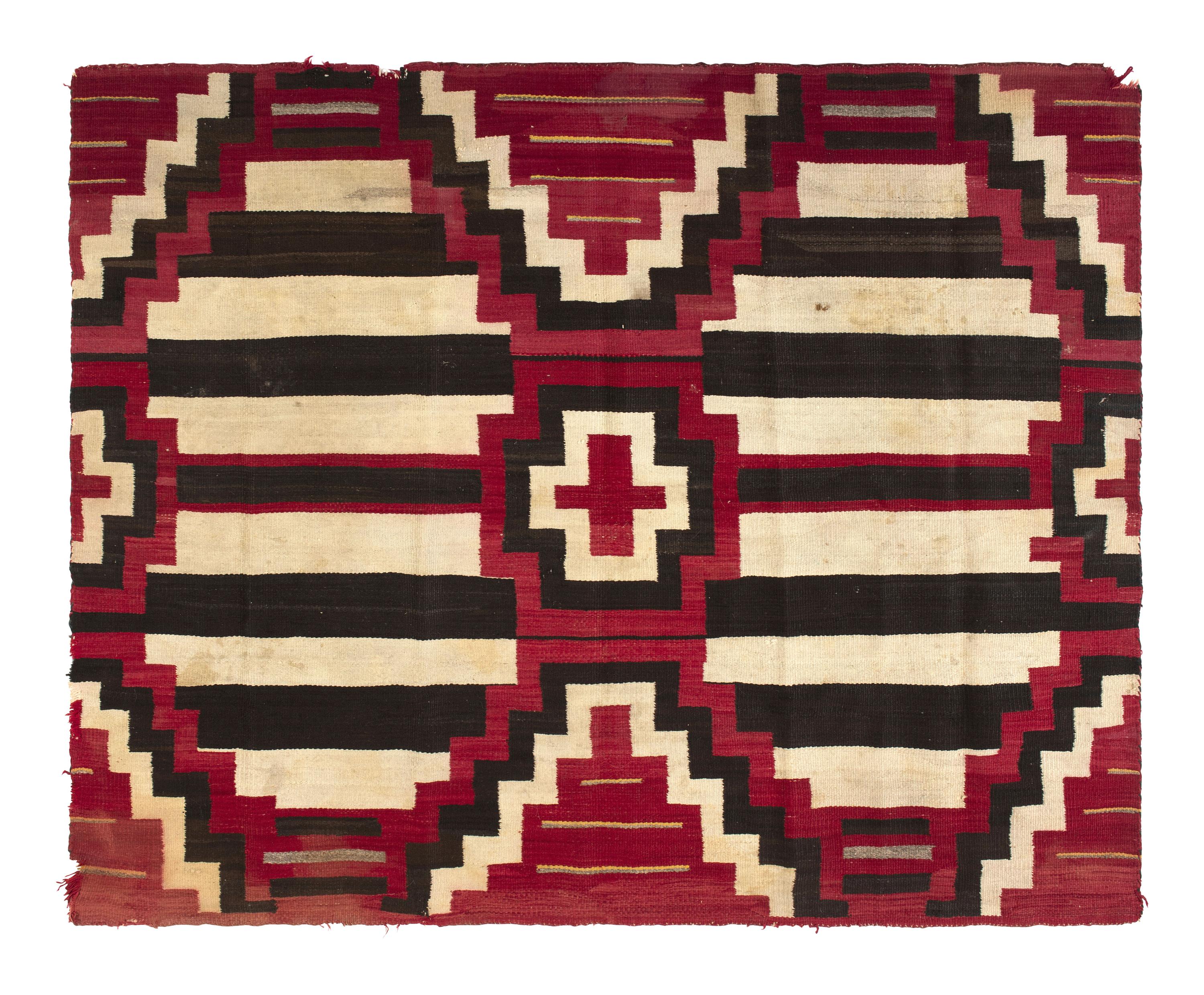 Navajo Third Phase Pattern Blanket / Rug